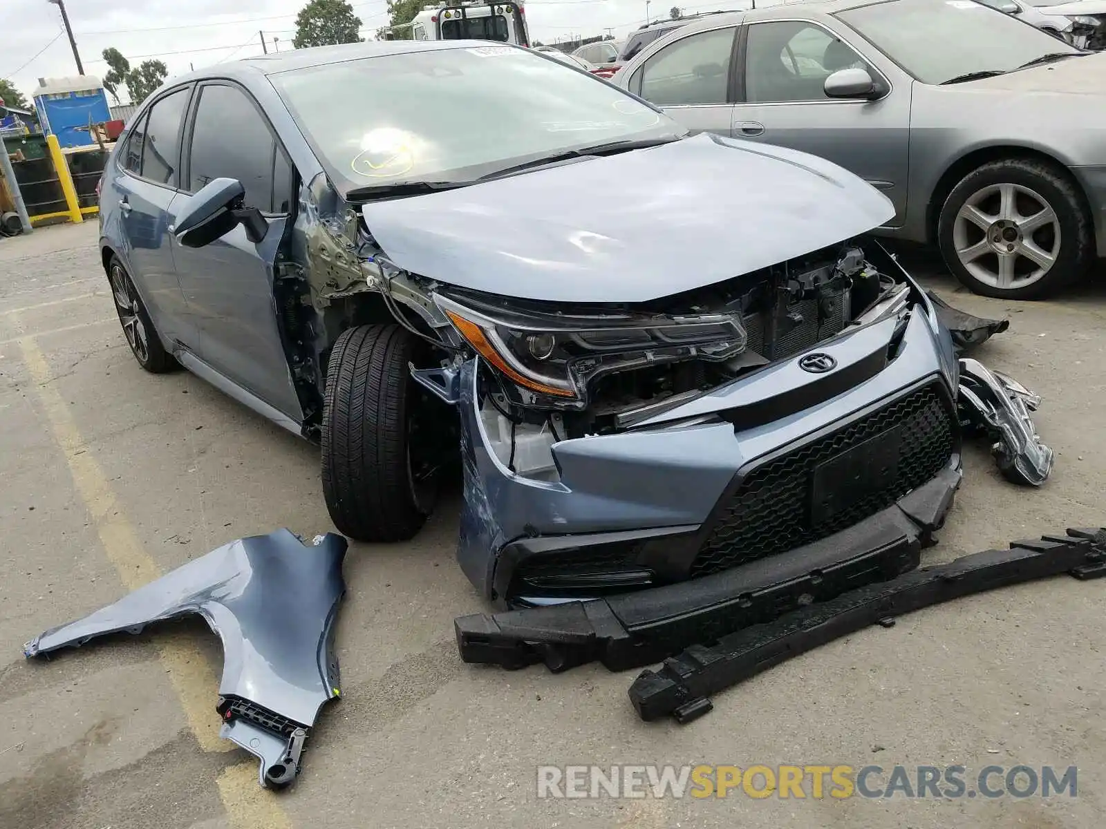 1 Photograph of a damaged car 5YFP4RCE7LP025843 TOYOTA COROLLA 2020