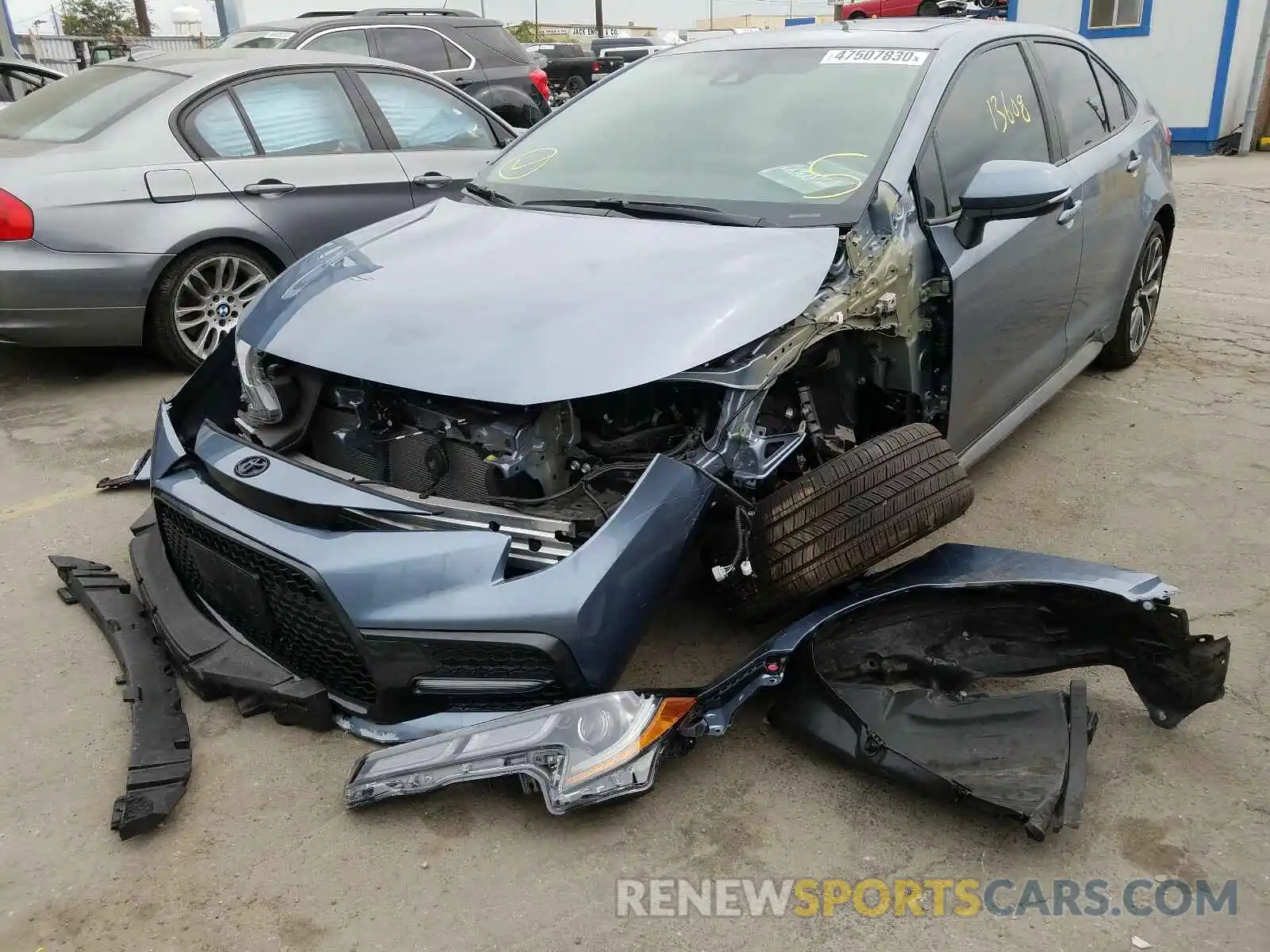 2 Photograph of a damaged car 5YFP4RCE7LP025843 TOYOTA COROLLA 2020