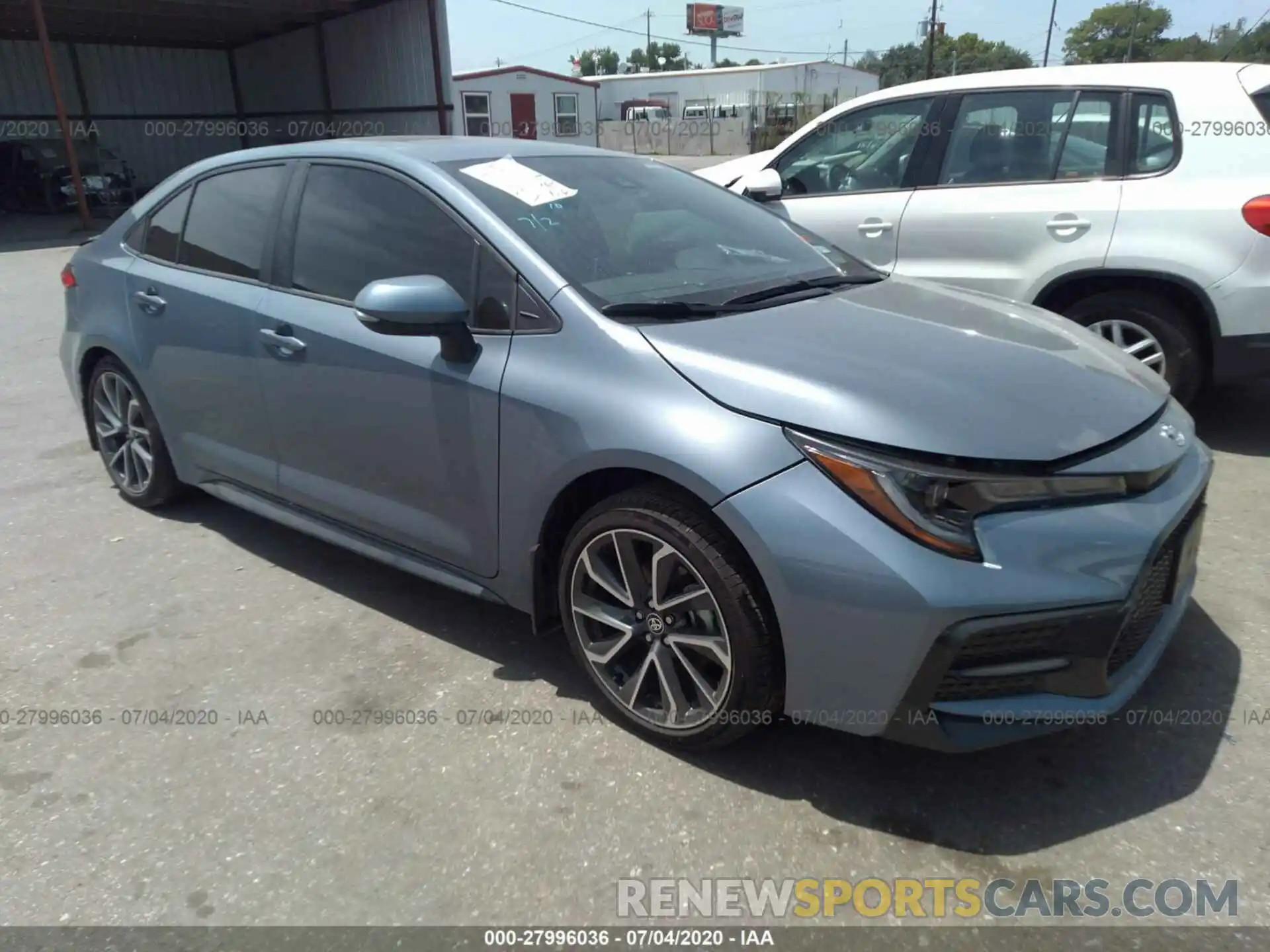 1 Photograph of a damaged car 5YFP4RCE7LP027365 TOYOTA COROLLA 2020