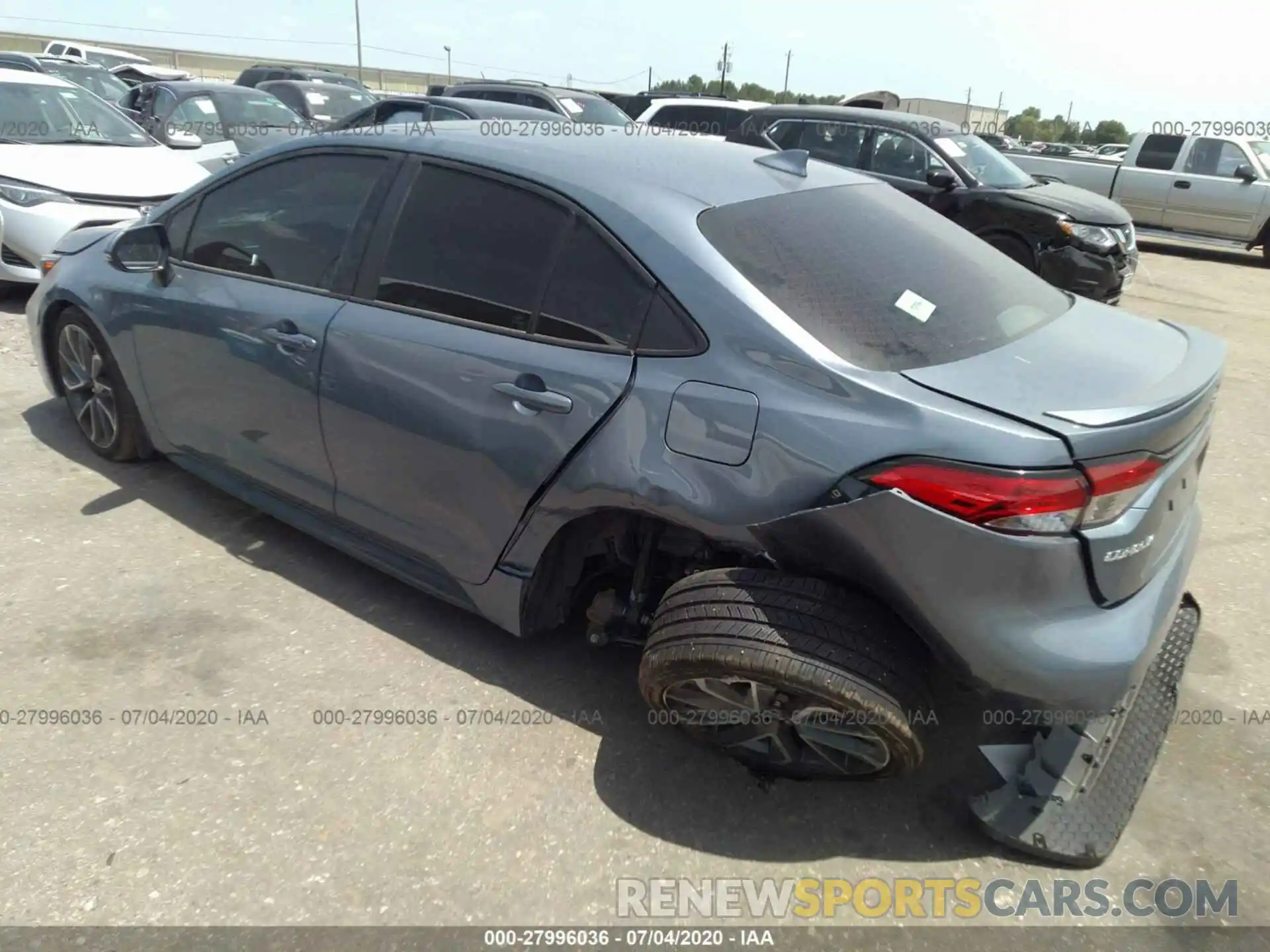 3 Photograph of a damaged car 5YFP4RCE7LP027365 TOYOTA COROLLA 2020