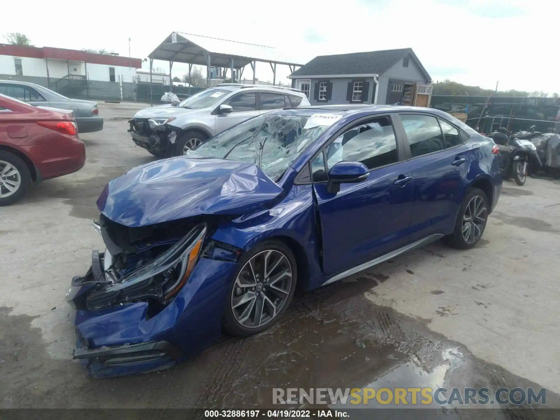 2 Photograph of a damaged car 5YFP4RCE7LP027589 TOYOTA COROLLA 2020