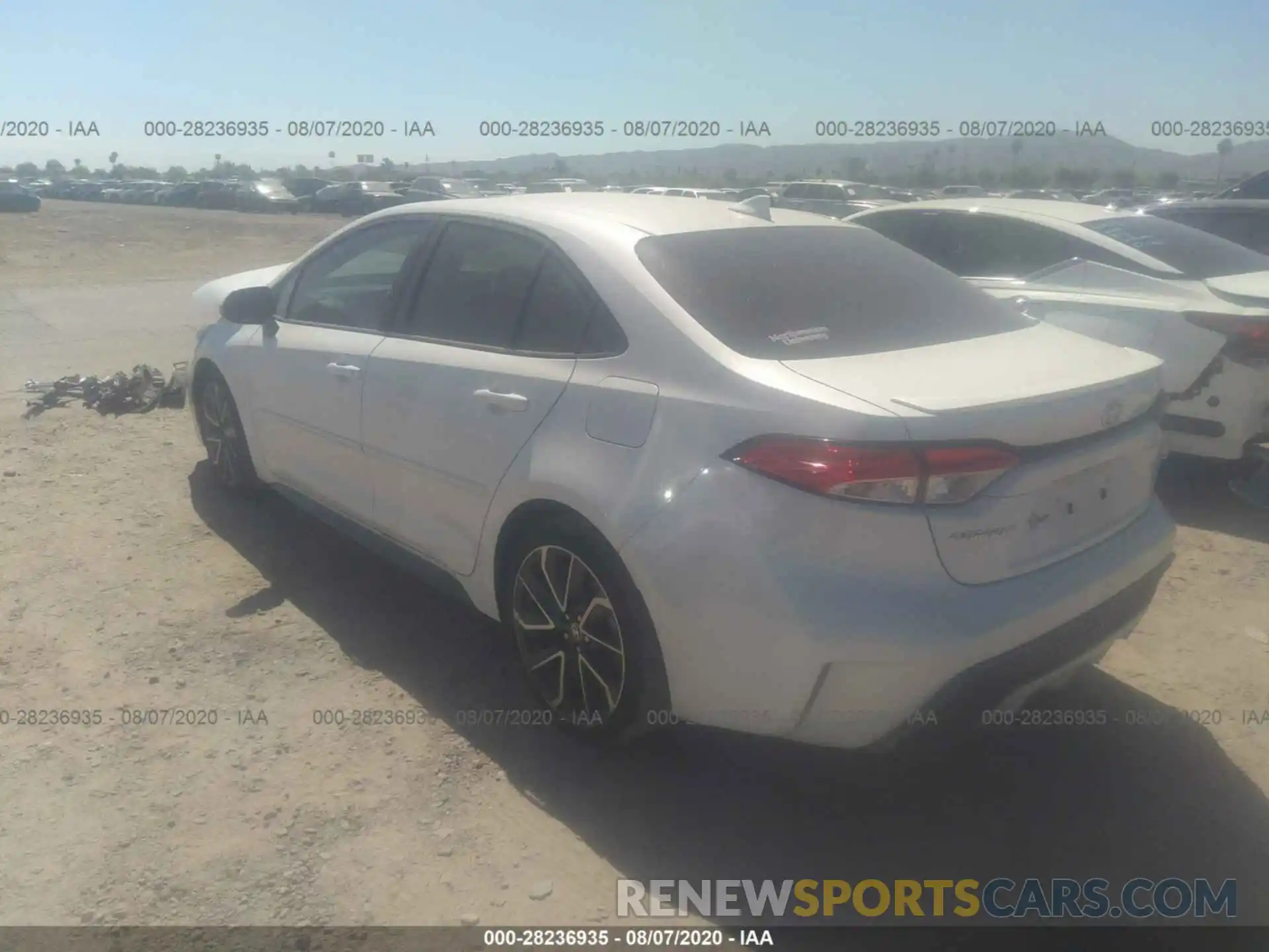 3 Photograph of a damaged car 5YFP4RCE7LP027835 TOYOTA COROLLA 2020