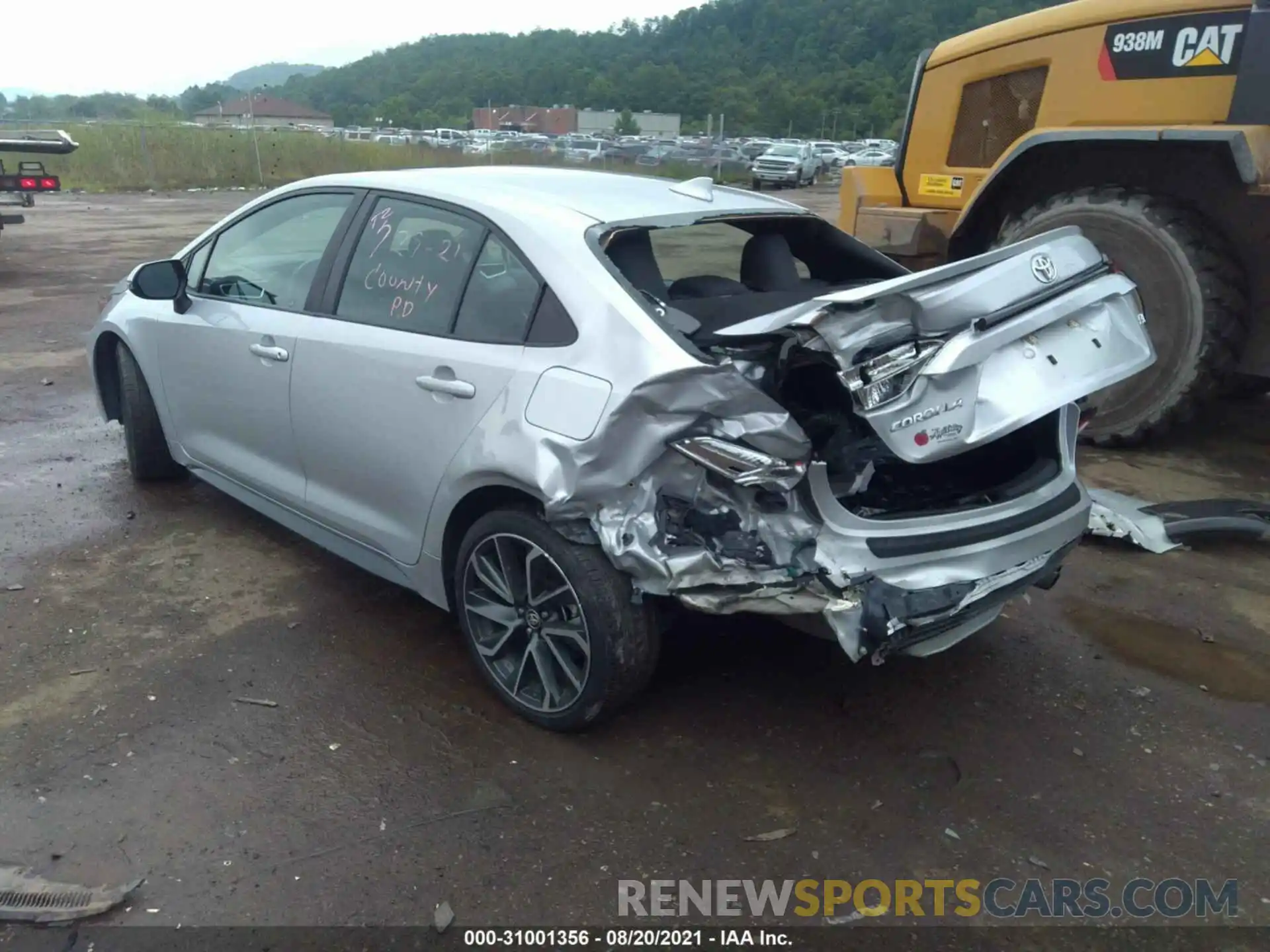 3 Photograph of a damaged car 5YFP4RCE7LP028936 TOYOTA COROLLA 2020