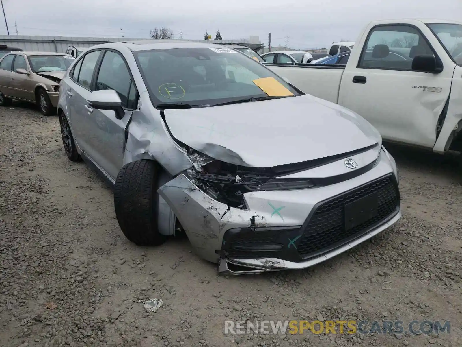 1 Photograph of a damaged car 5YFP4RCE7LP031173 TOYOTA COROLLA 2020