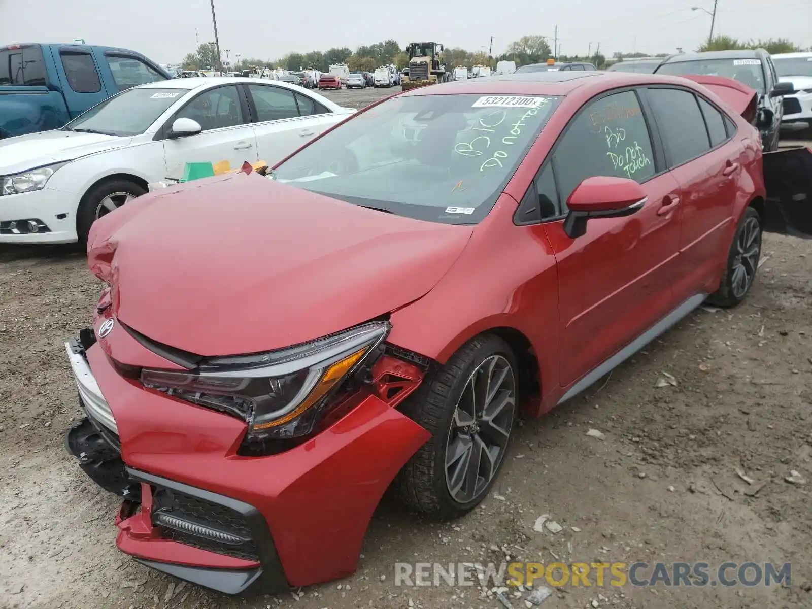 2 Photograph of a damaged car 5YFP4RCE7LP032159 TOYOTA COROLLA 2020