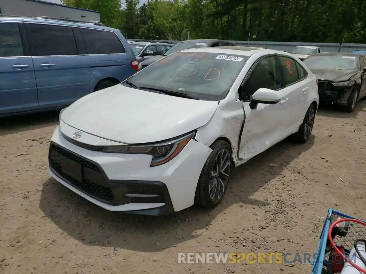 2 Photograph of a damaged car 5YFP4RCE7LP034607 TOYOTA COROLLA 2020