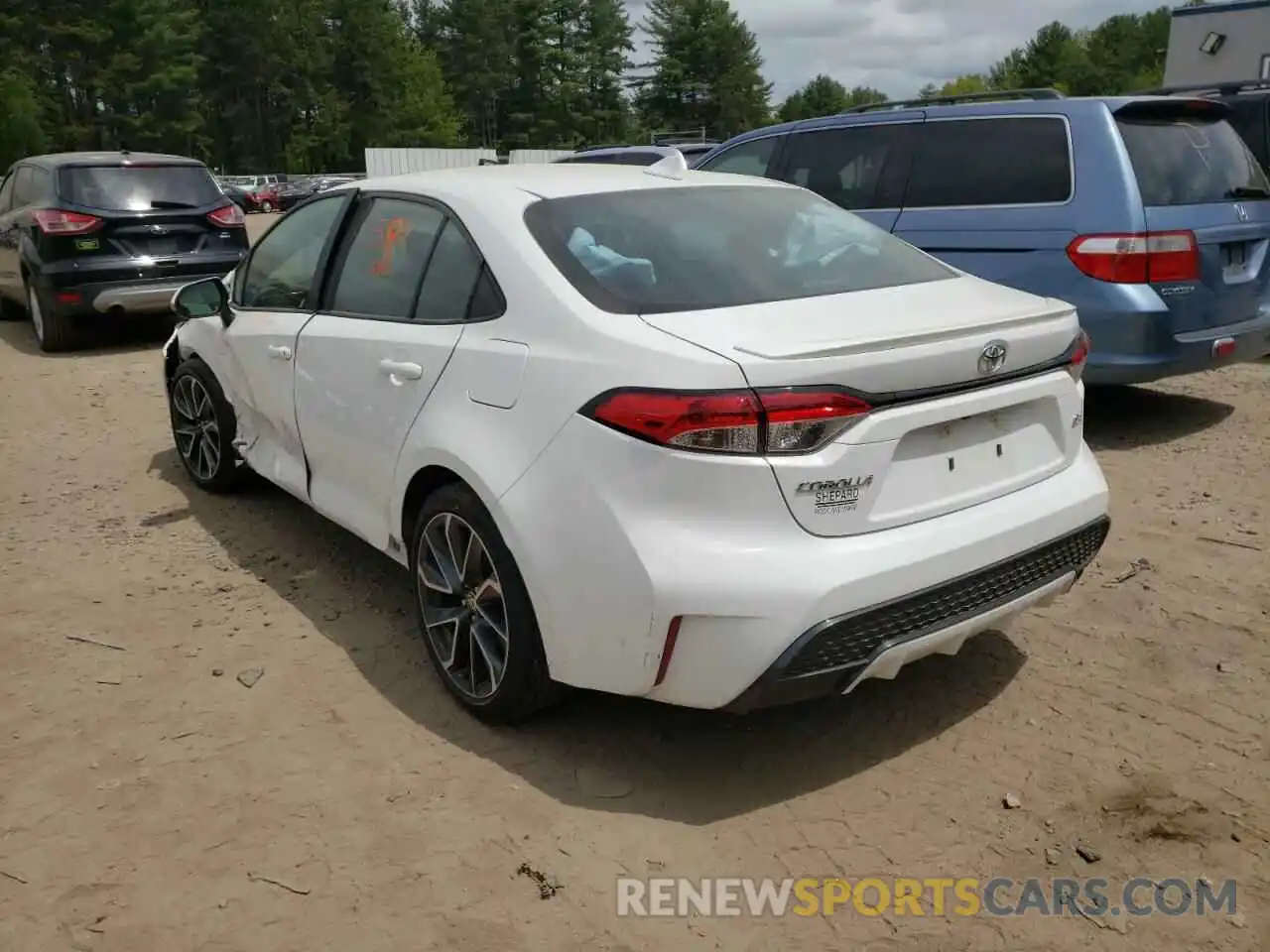 3 Photograph of a damaged car 5YFP4RCE7LP034607 TOYOTA COROLLA 2020