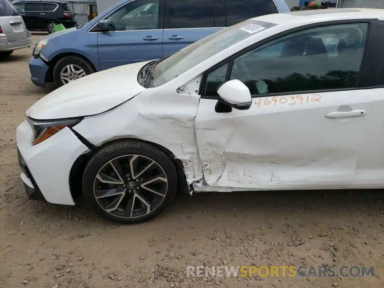 9 Photograph of a damaged car 5YFP4RCE7LP034607 TOYOTA COROLLA 2020