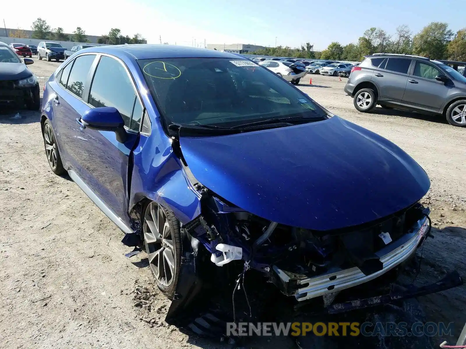 1 Photograph of a damaged car 5YFP4RCE7LP049186 TOYOTA COROLLA 2020