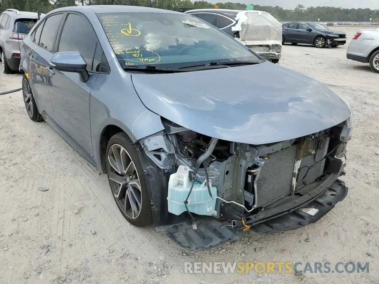 1 Photograph of a damaged car 5YFP4RCE7LP050158 TOYOTA COROLLA 2020