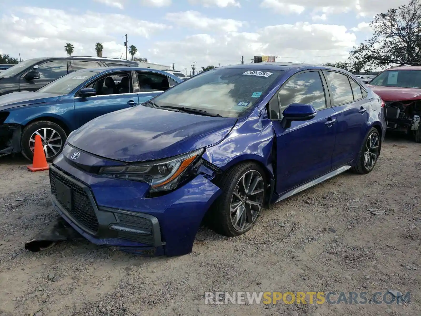 2 Photograph of a damaged car 5YFP4RCE8LP006539 TOYOTA COROLLA 2020