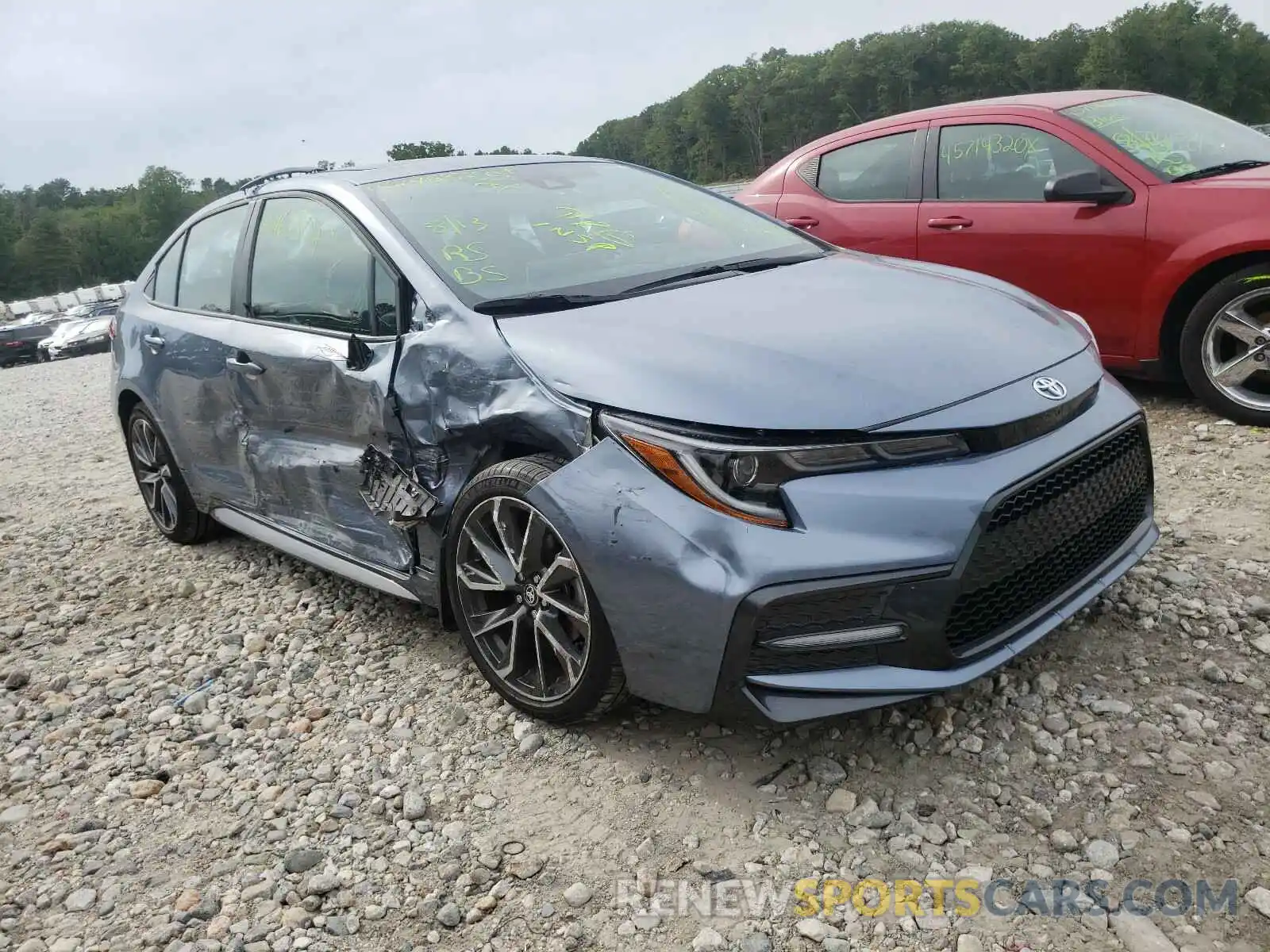 1 Photograph of a damaged car 5YFP4RCE8LP013572 TOYOTA COROLLA 2020