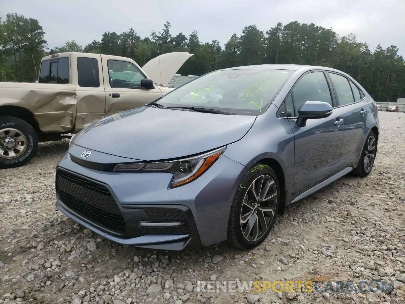 2 Photograph of a damaged car 5YFP4RCE8LP013572 TOYOTA COROLLA 2020