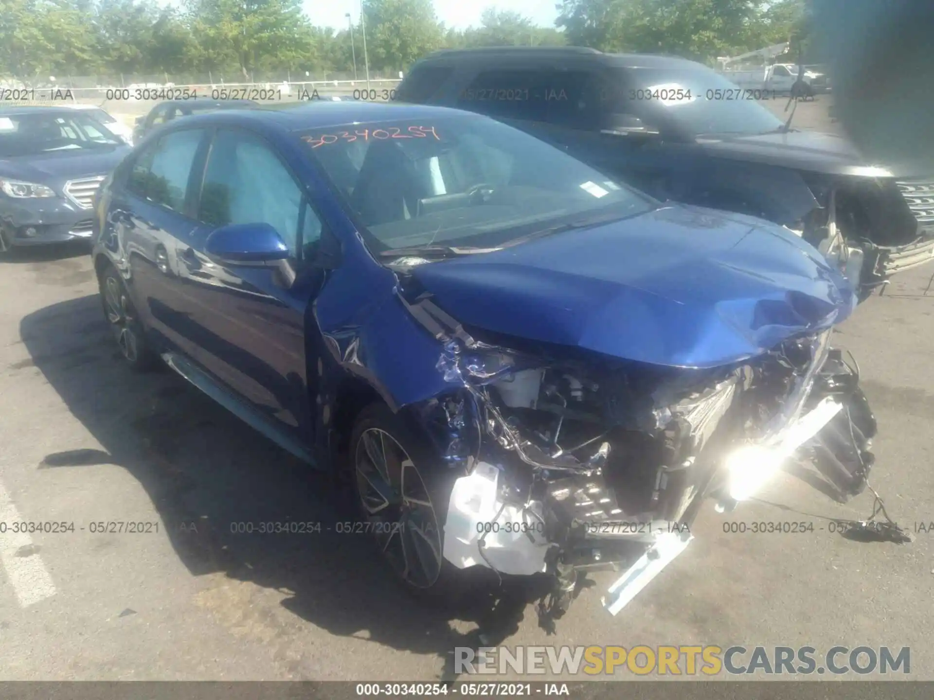 1 Photograph of a damaged car 5YFP4RCE8LP013670 TOYOTA COROLLA 2020