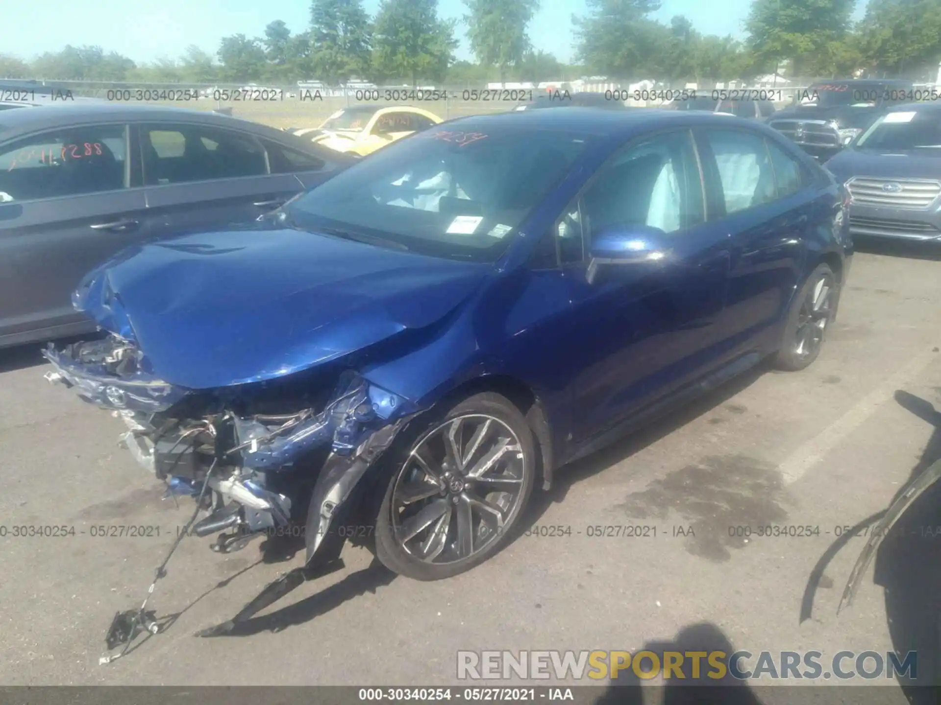 2 Photograph of a damaged car 5YFP4RCE8LP013670 TOYOTA COROLLA 2020