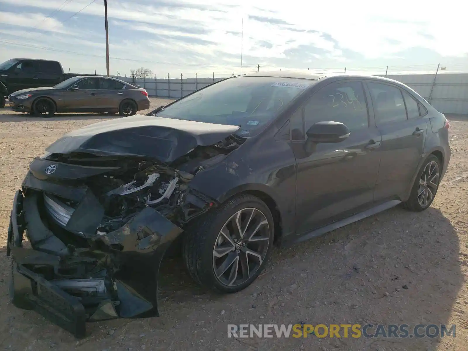 2 Photograph of a damaged car 5YFP4RCE8LP014527 TOYOTA COROLLA 2020