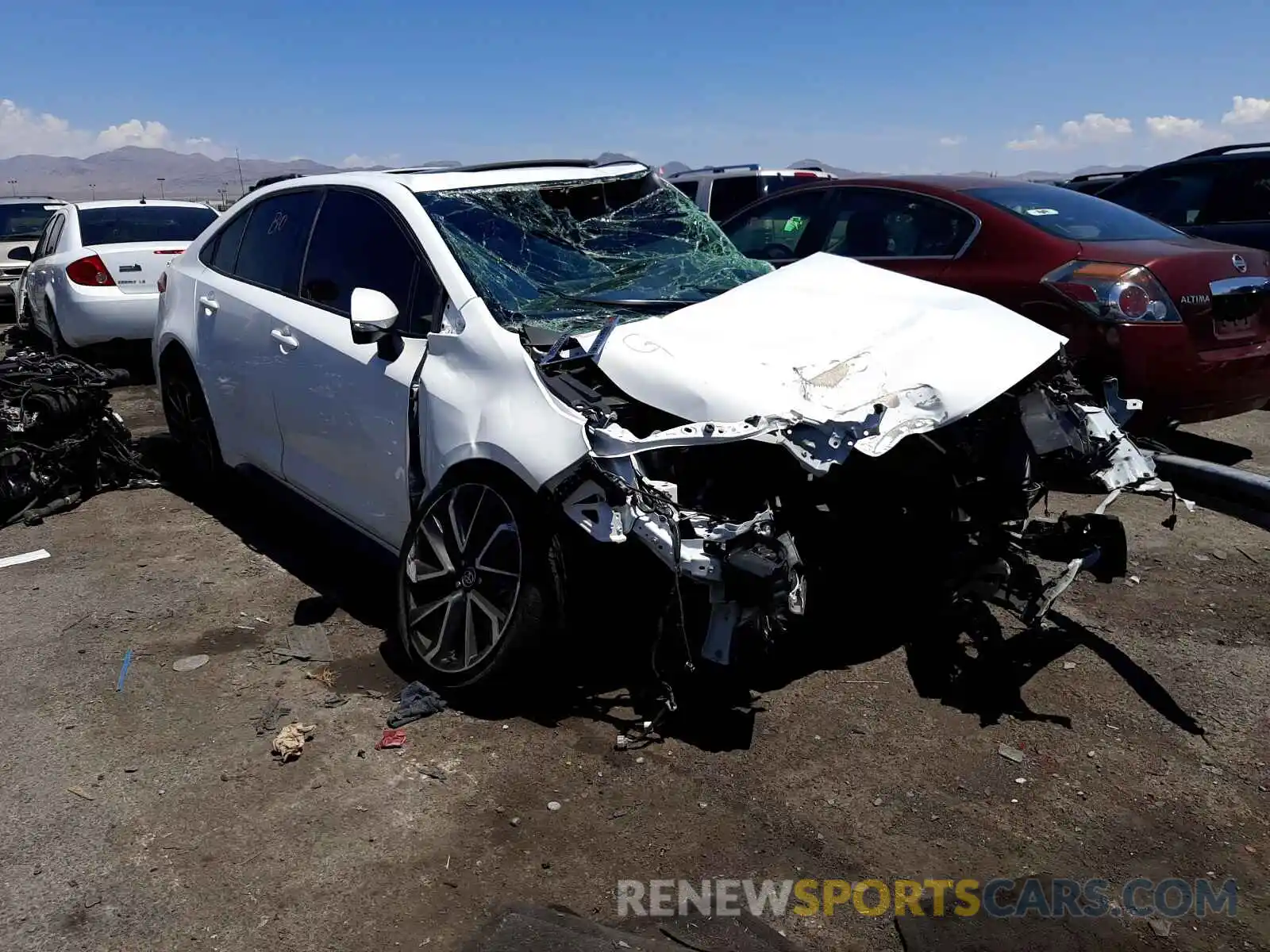 1 Photograph of a damaged car 5YFP4RCE8LP014544 TOYOTA COROLLA 2020