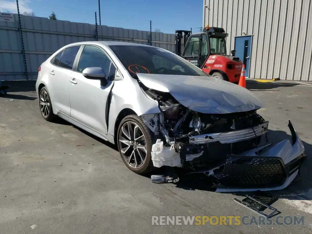 1 Photograph of a damaged car 5YFP4RCE8LP026208 TOYOTA COROLLA 2020