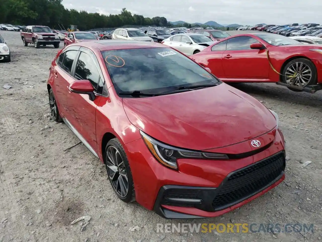 1 Photograph of a damaged car 5YFP4RCE8LP027939 TOYOTA COROLLA 2020