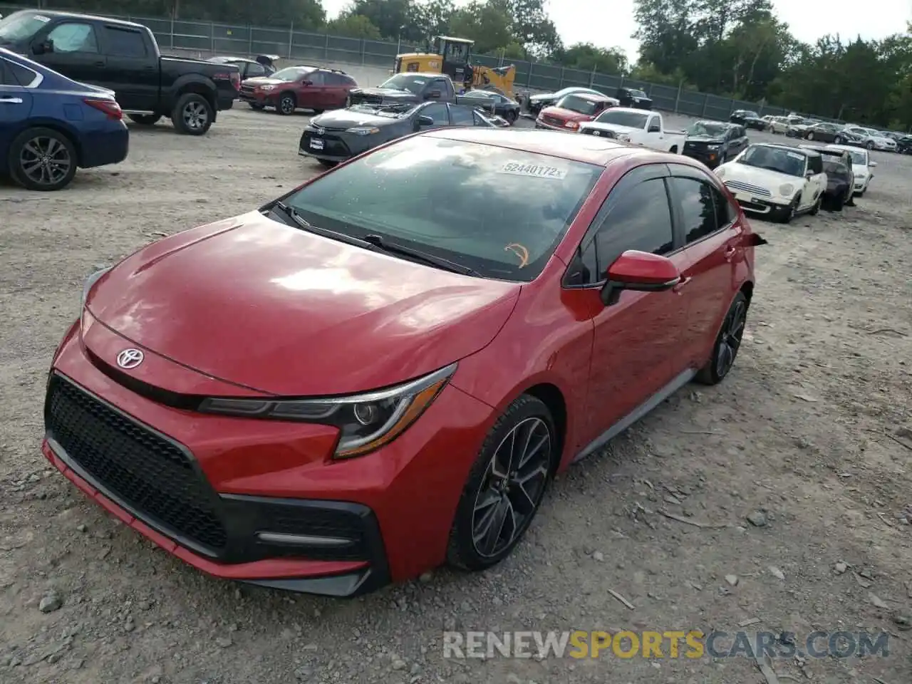 2 Photograph of a damaged car 5YFP4RCE8LP027939 TOYOTA COROLLA 2020