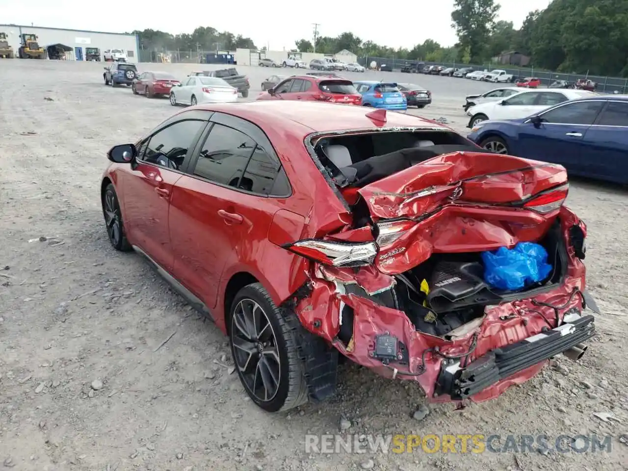 3 Photograph of a damaged car 5YFP4RCE8LP027939 TOYOTA COROLLA 2020