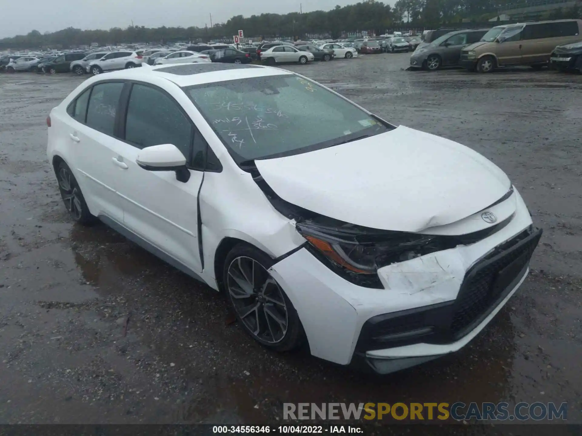 1 Photograph of a damaged car 5YFP4RCE8LP028086 TOYOTA COROLLA 2020