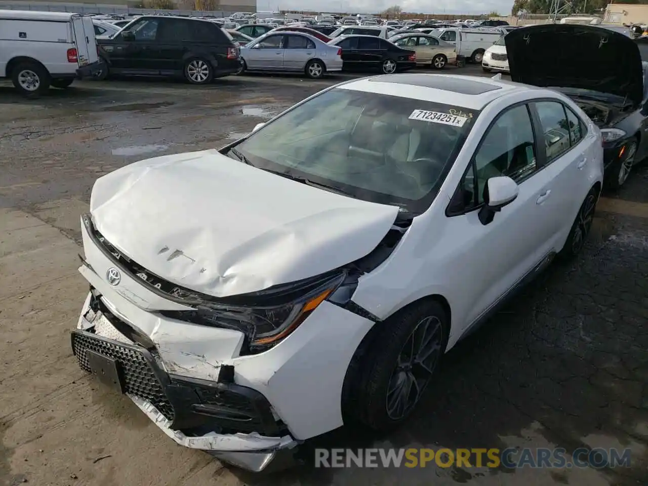 2 Photograph of a damaged car 5YFP4RCE8LP034471 TOYOTA COROLLA 2020