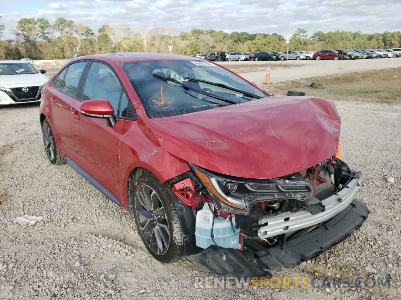 1 Photograph of a damaged car 5YFP4RCE8LP034602 TOYOTA COROLLA 2020