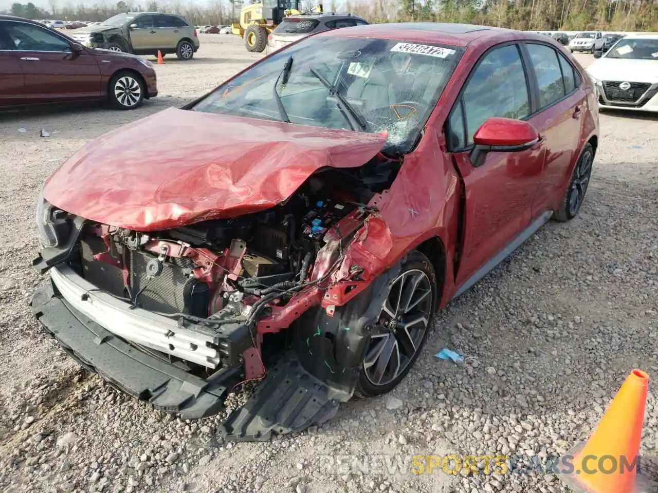 2 Photograph of a damaged car 5YFP4RCE8LP034602 TOYOTA COROLLA 2020