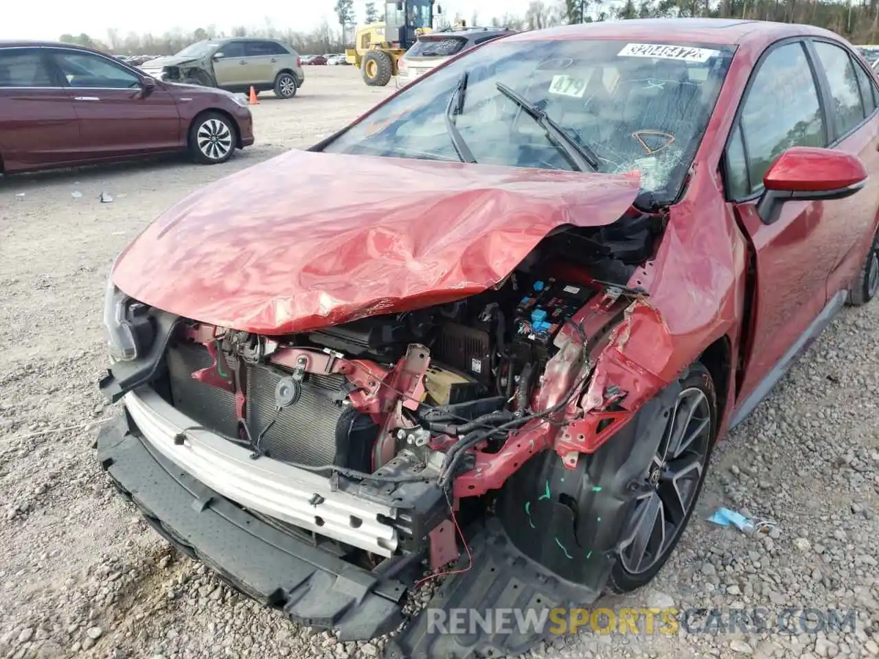 9 Photograph of a damaged car 5YFP4RCE8LP034602 TOYOTA COROLLA 2020