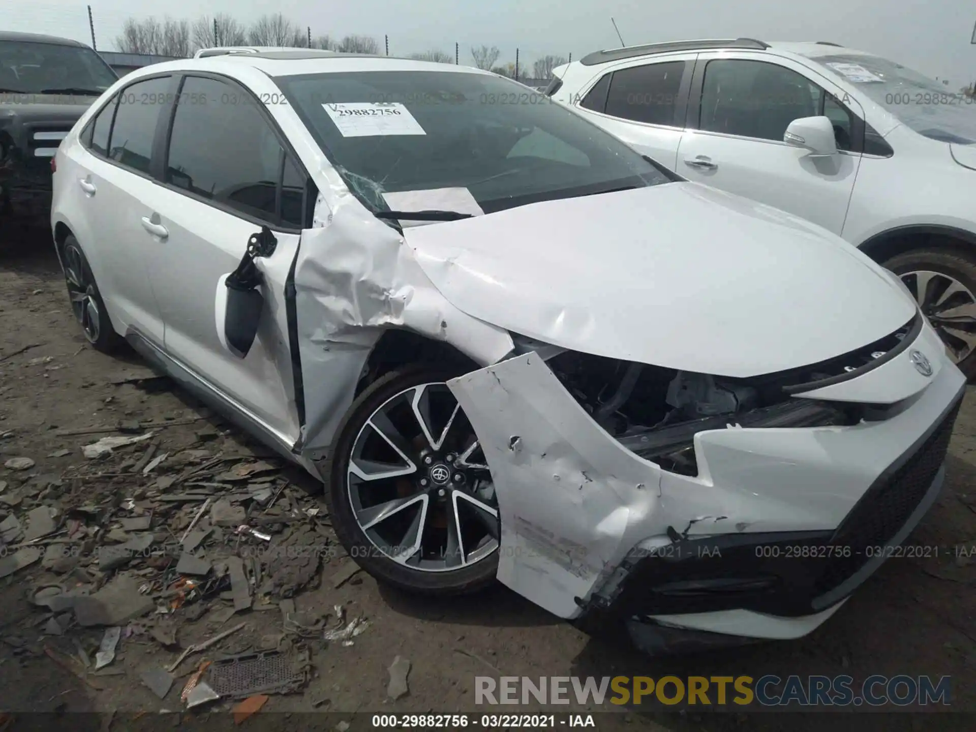 6 Фотография поврежденного автомобиля 5YFP4RCE8LP037354 TOYOTA COROLLA 2020