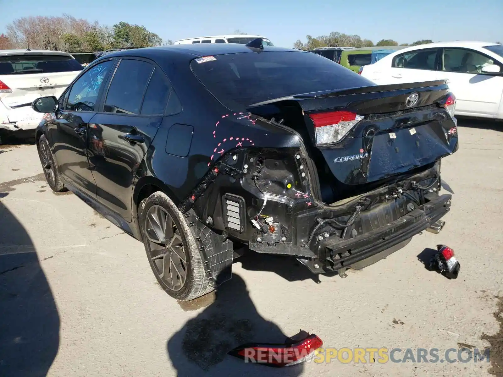 3 Photograph of a damaged car 5YFP4RCE8LP043087 TOYOTA COROLLA 2020