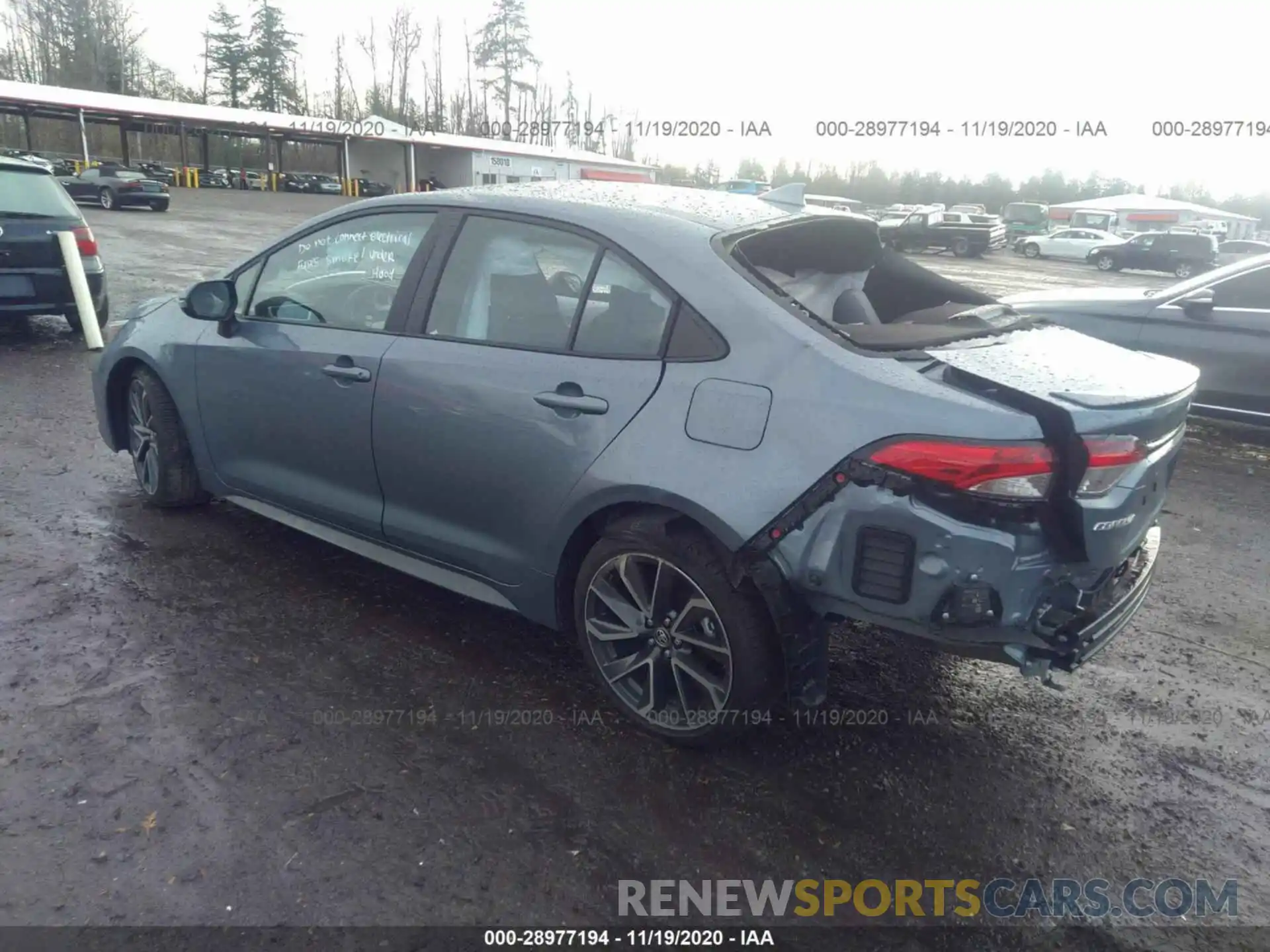 3 Photograph of a damaged car 5YFP4RCE8LP048385 TOYOTA COROLLA 2020