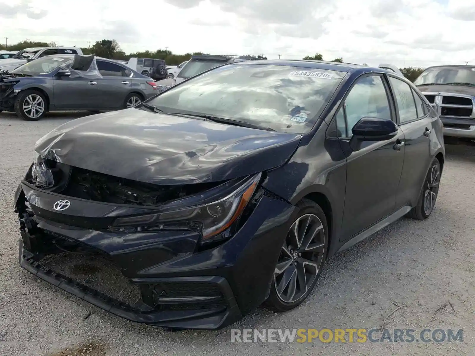 2 Photograph of a damaged car 5YFP4RCE8LP054266 TOYOTA COROLLA 2020