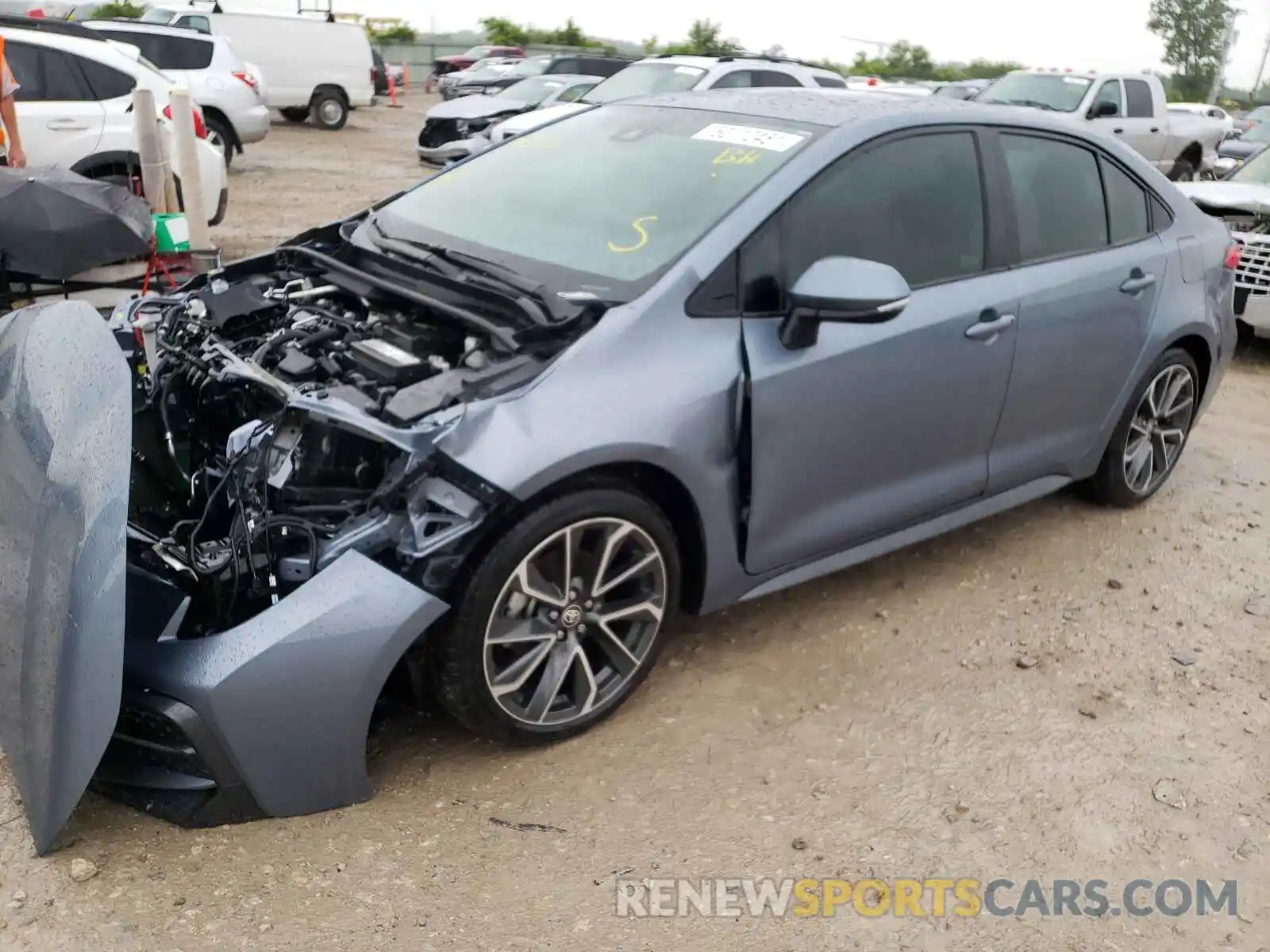 2 Photograph of a damaged car 5YFP4RCE9LP003052 TOYOTA COROLLA 2020