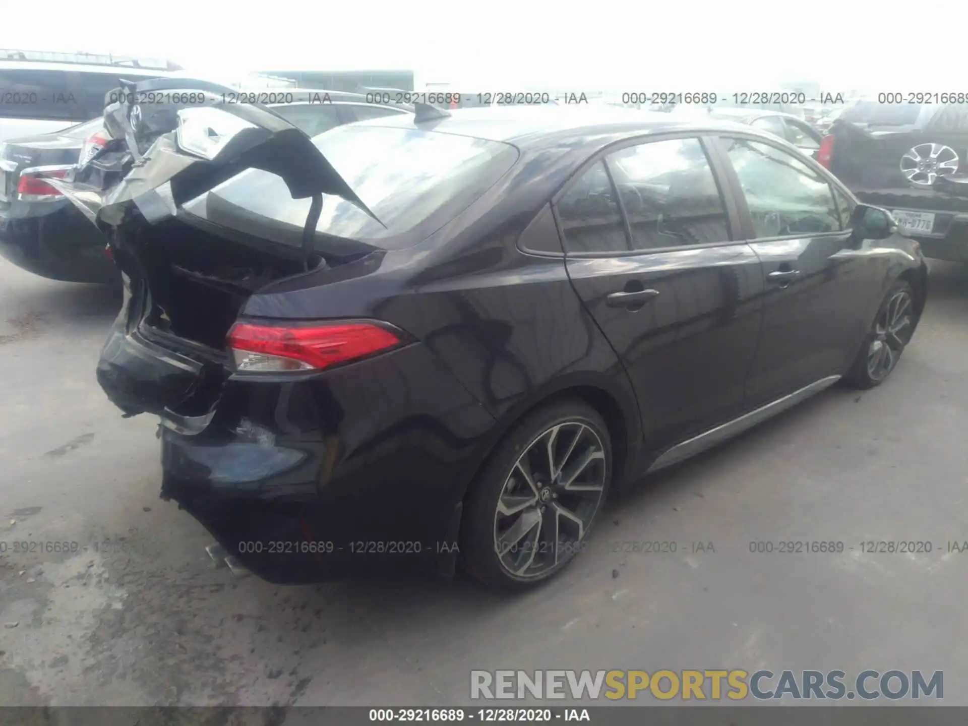 4 Photograph of a damaged car 5YFP4RCE9LP010244 TOYOTA COROLLA 2020