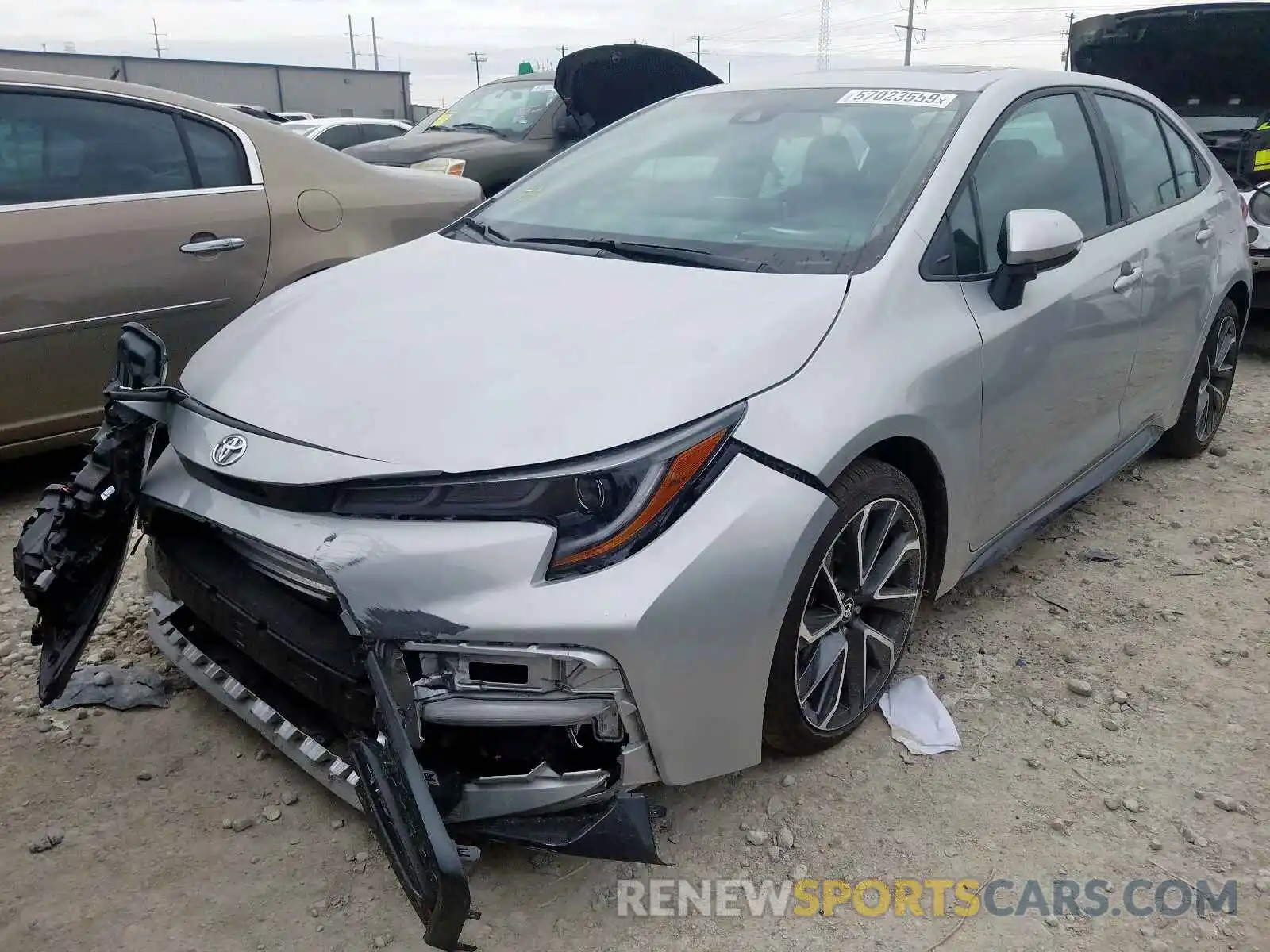 2 Photograph of a damaged car 5YFP4RCE9LP010339 TOYOTA COROLLA 2020