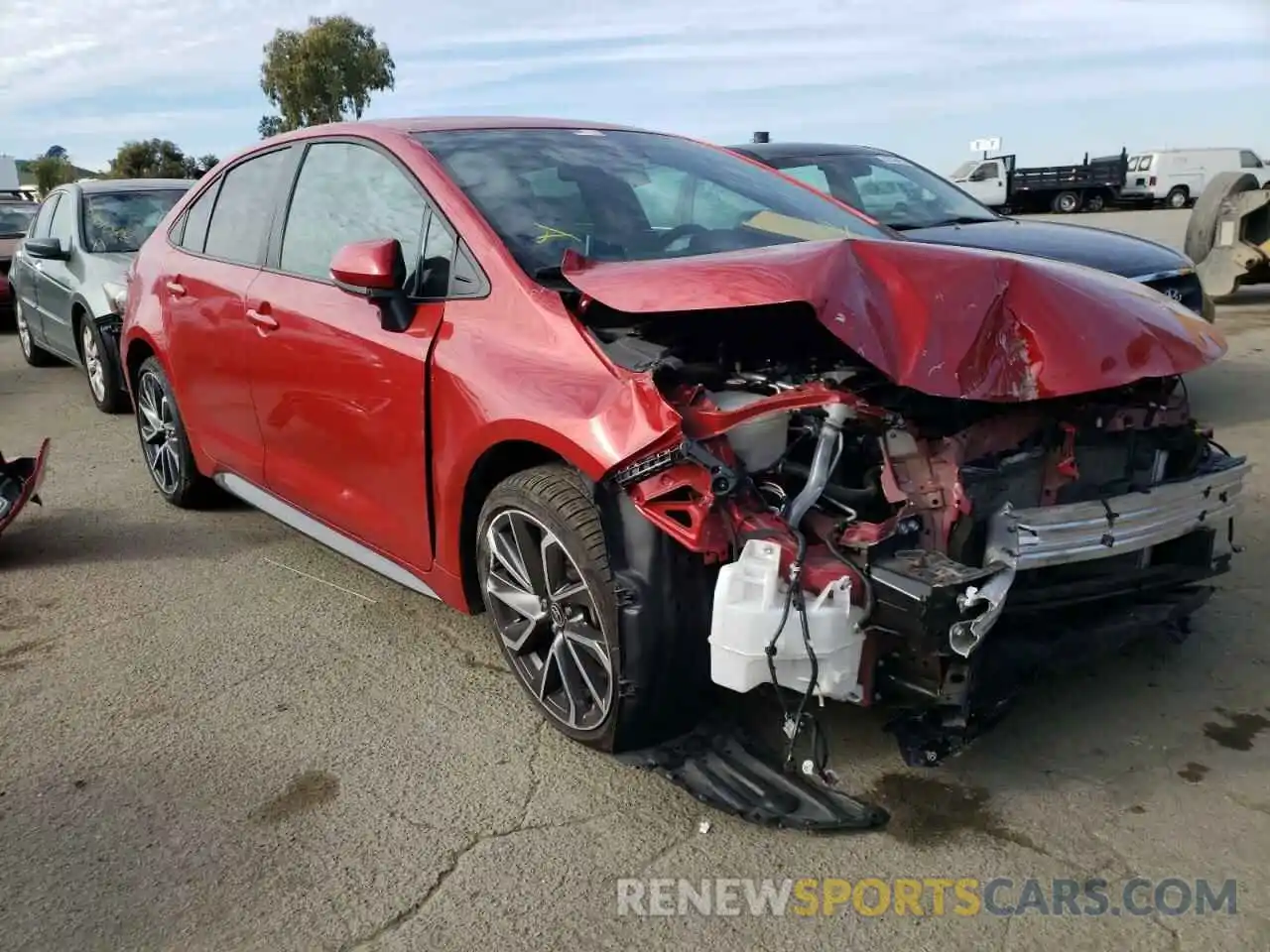 1 Photograph of a damaged car 5YFP4RCE9LP011992 TOYOTA COROLLA 2020