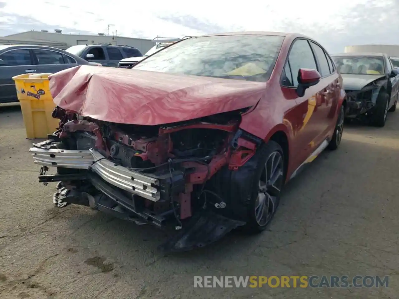 2 Photograph of a damaged car 5YFP4RCE9LP011992 TOYOTA COROLLA 2020