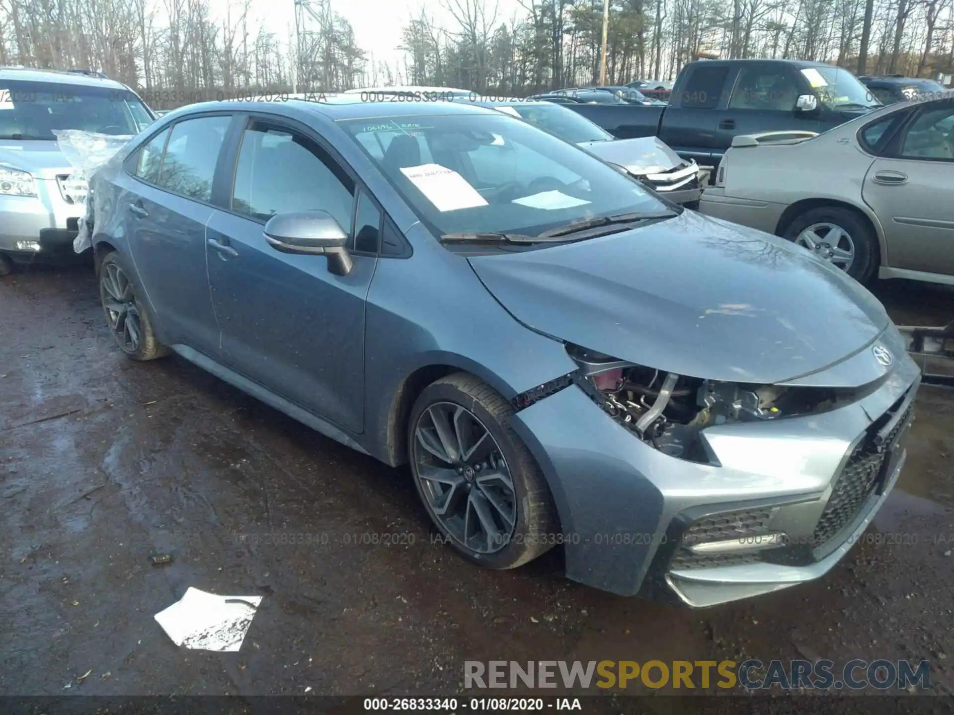 1 Photograph of a damaged car 5YFP4RCE9LP014102 TOYOTA COROLLA 2020