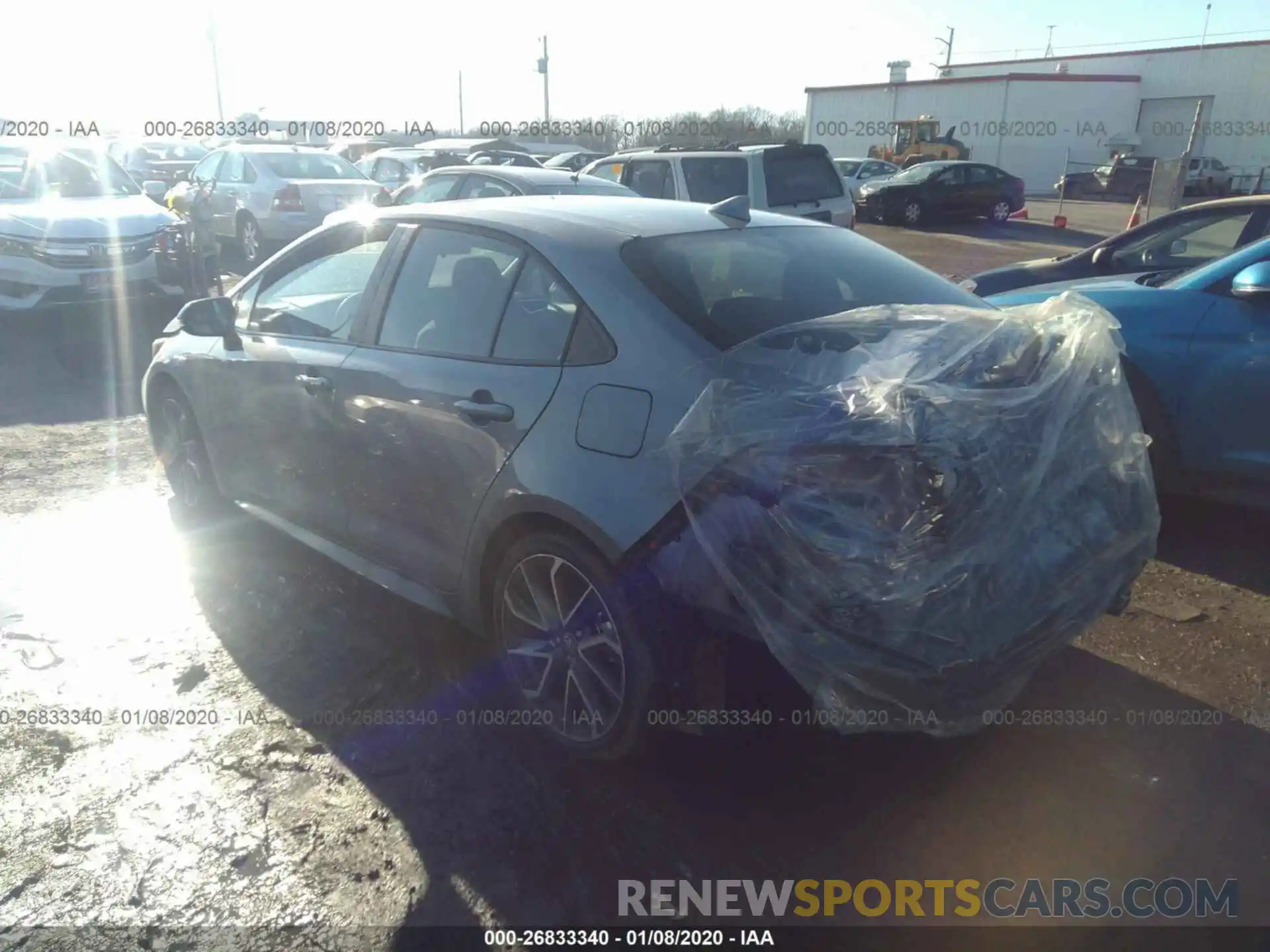 3 Photograph of a damaged car 5YFP4RCE9LP014102 TOYOTA COROLLA 2020