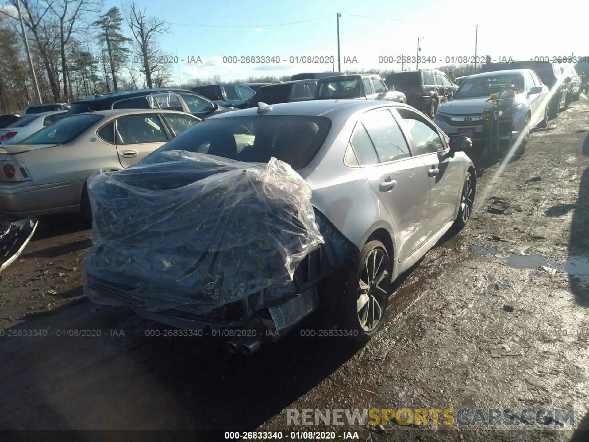 4 Photograph of a damaged car 5YFP4RCE9LP014102 TOYOTA COROLLA 2020