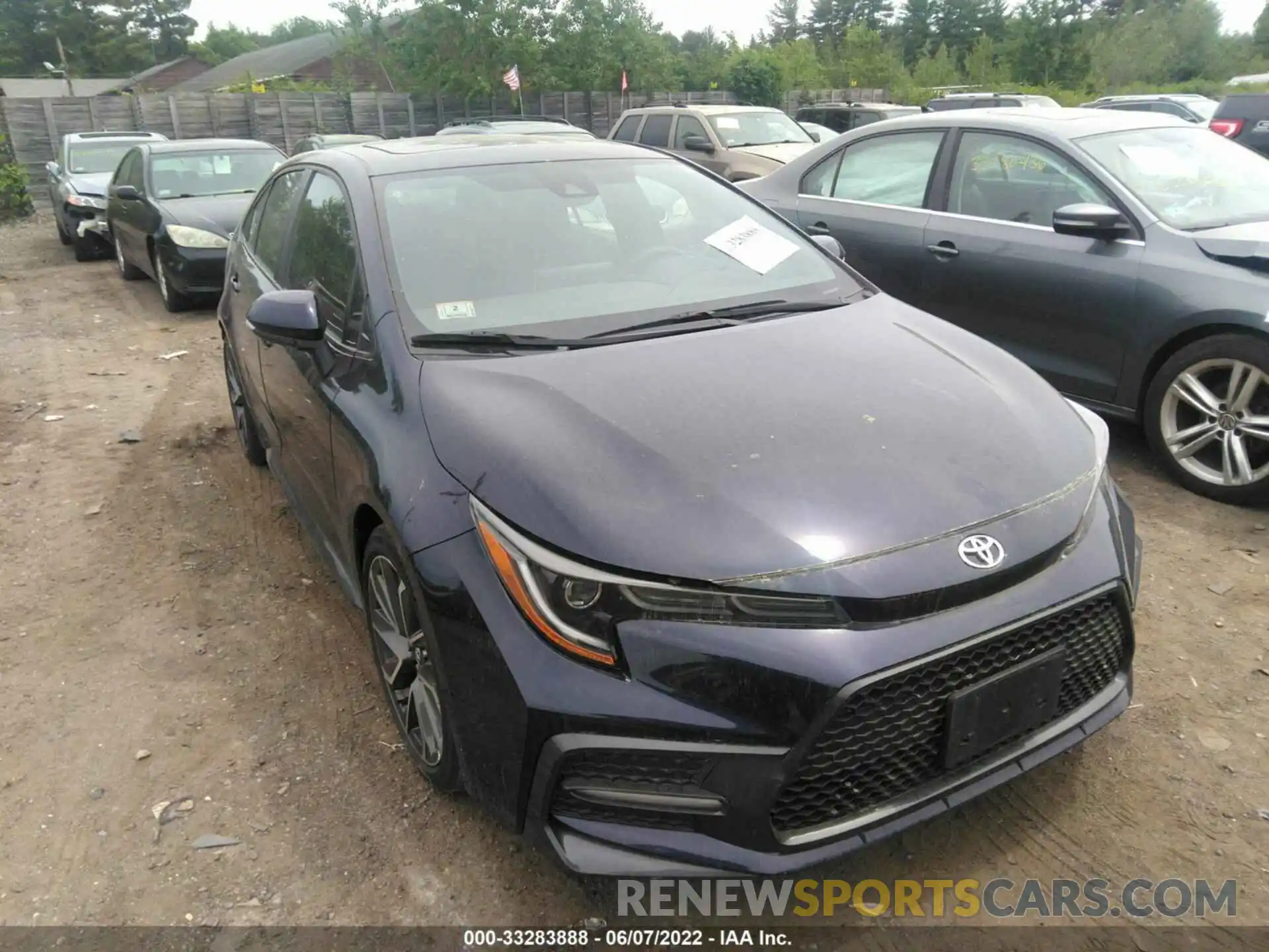 1 Photograph of a damaged car 5YFP4RCE9LP015105 TOYOTA COROLLA 2020