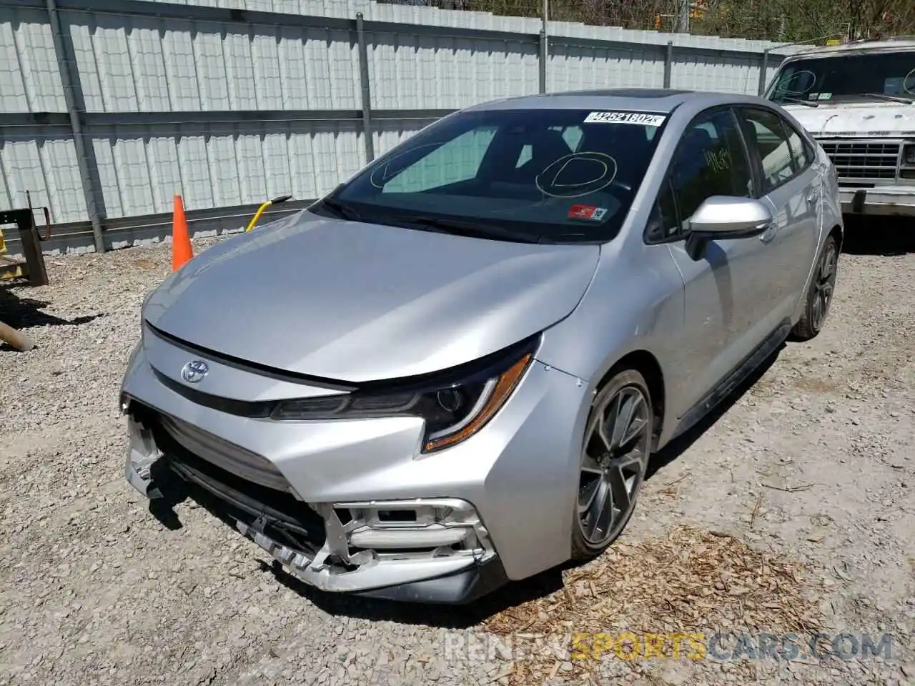 2 Photograph of a damaged car 5YFP4RCE9LP015282 TOYOTA COROLLA 2020