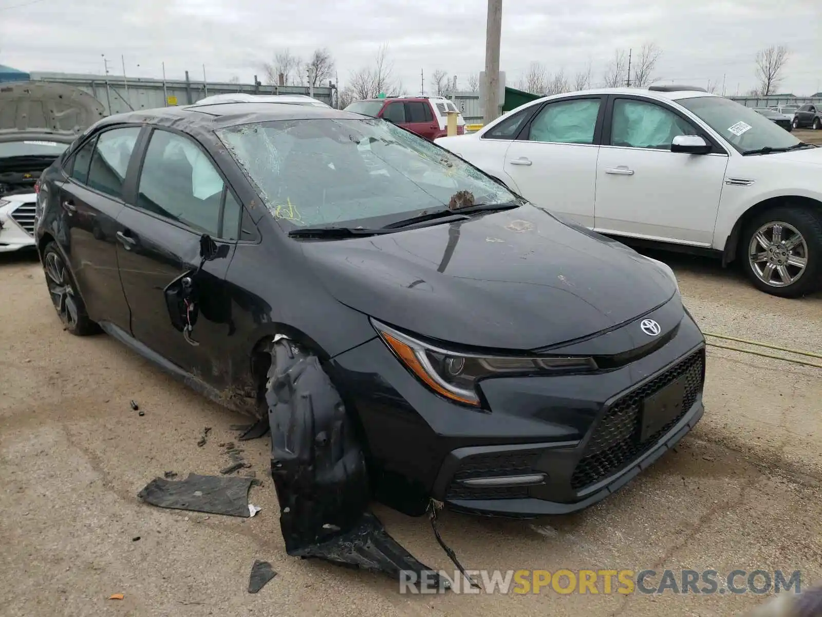 1 Photograph of a damaged car 5YFP4RCE9LP026413 TOYOTA COROLLA 2020