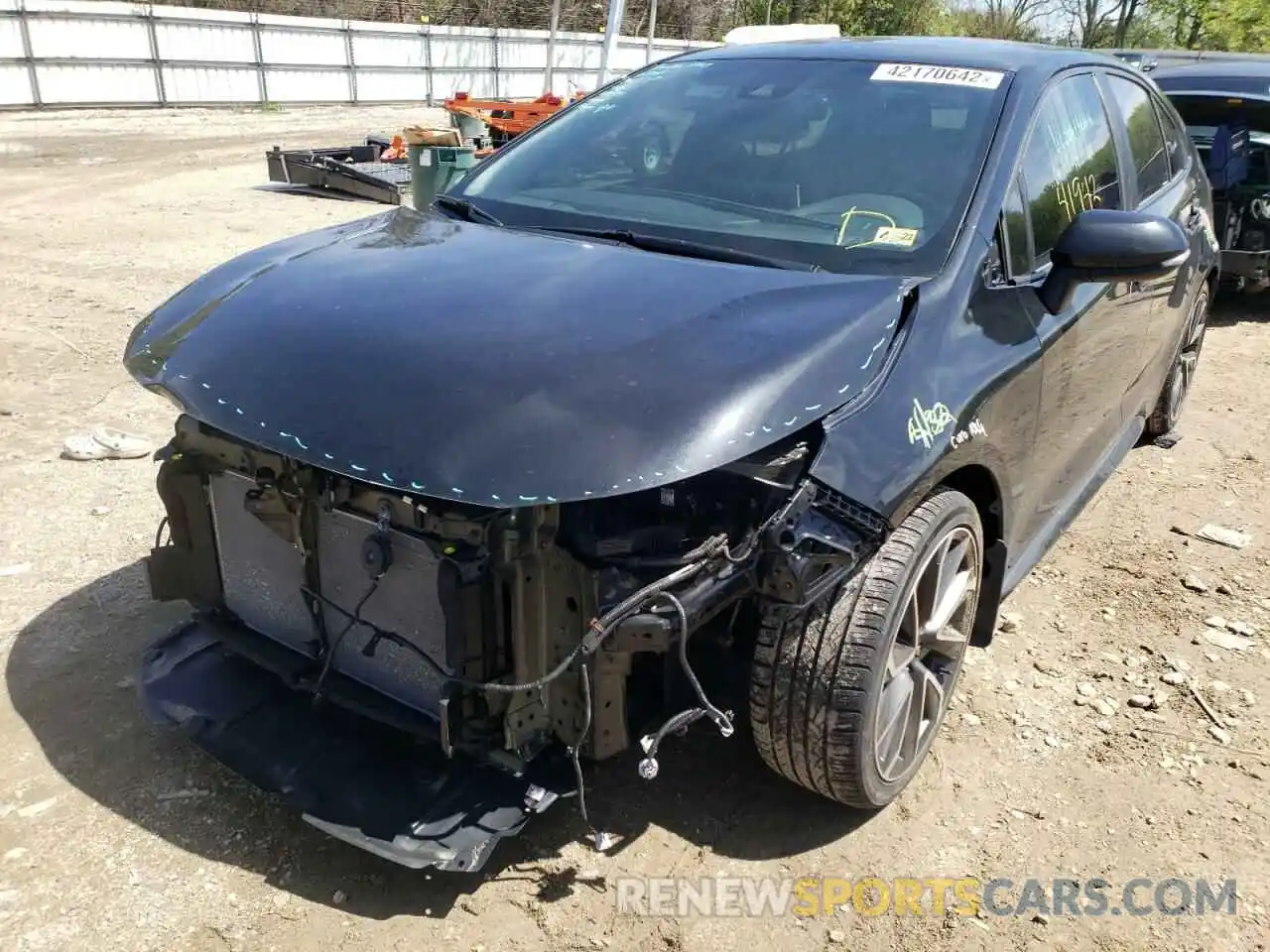 2 Photograph of a damaged car 5YFP4RCE9LP026895 TOYOTA COROLLA 2020