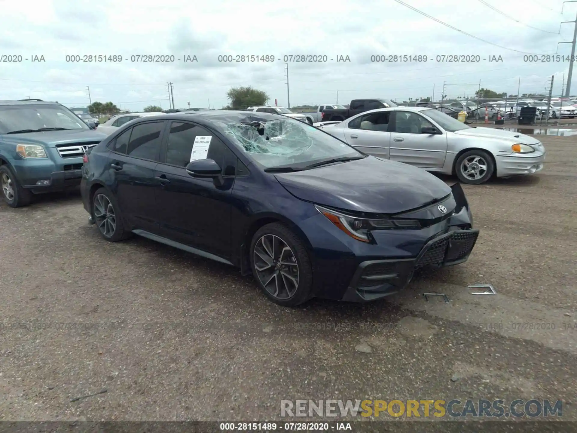 1 Photograph of a damaged car 5YFP4RCE9LP027531 TOYOTA COROLLA 2020