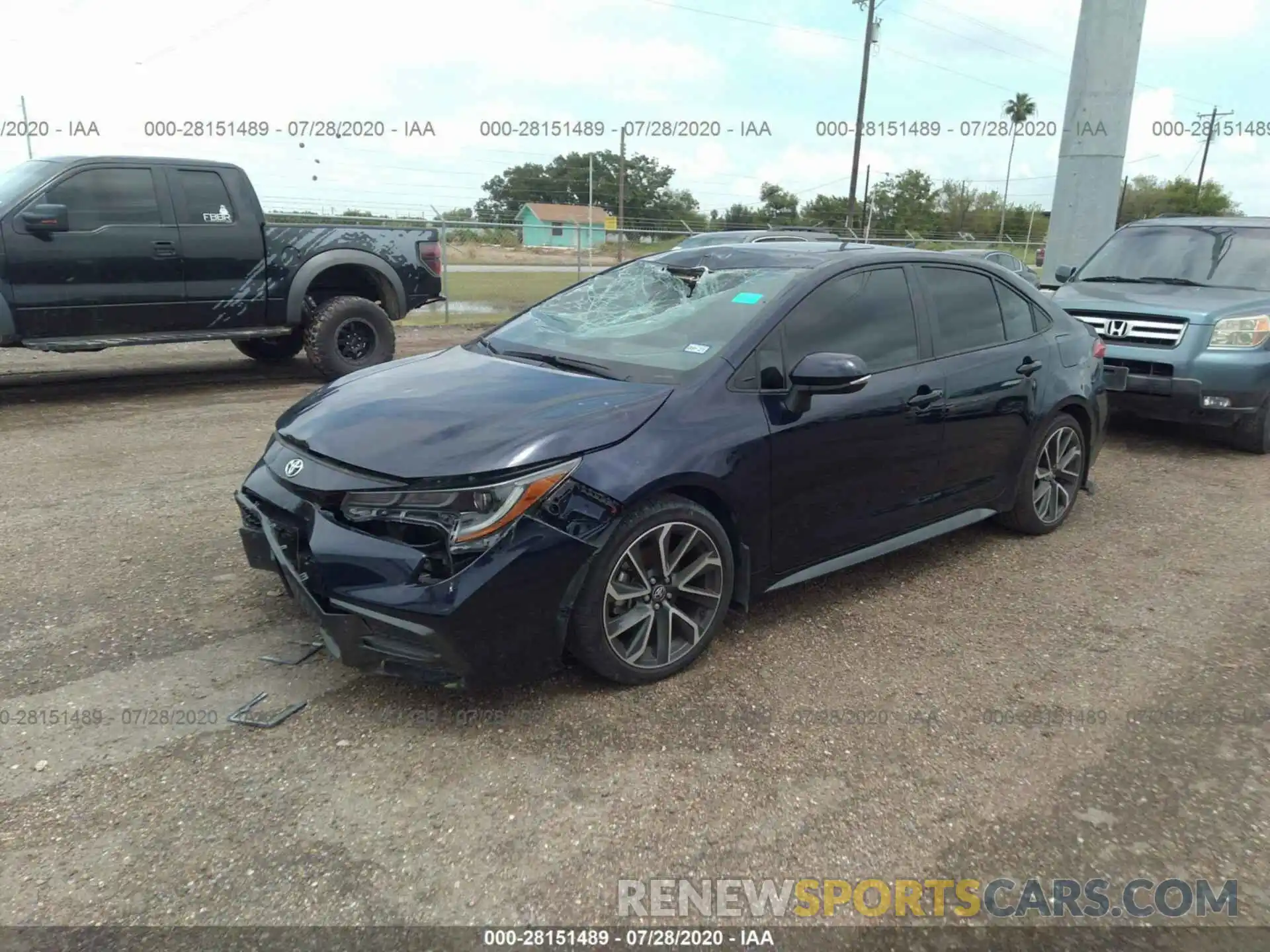 2 Photograph of a damaged car 5YFP4RCE9LP027531 TOYOTA COROLLA 2020