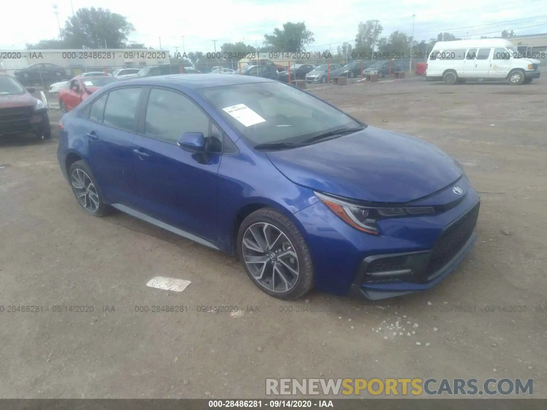 1 Photograph of a damaged car 5YFP4RCE9LP030770 TOYOTA COROLLA 2020