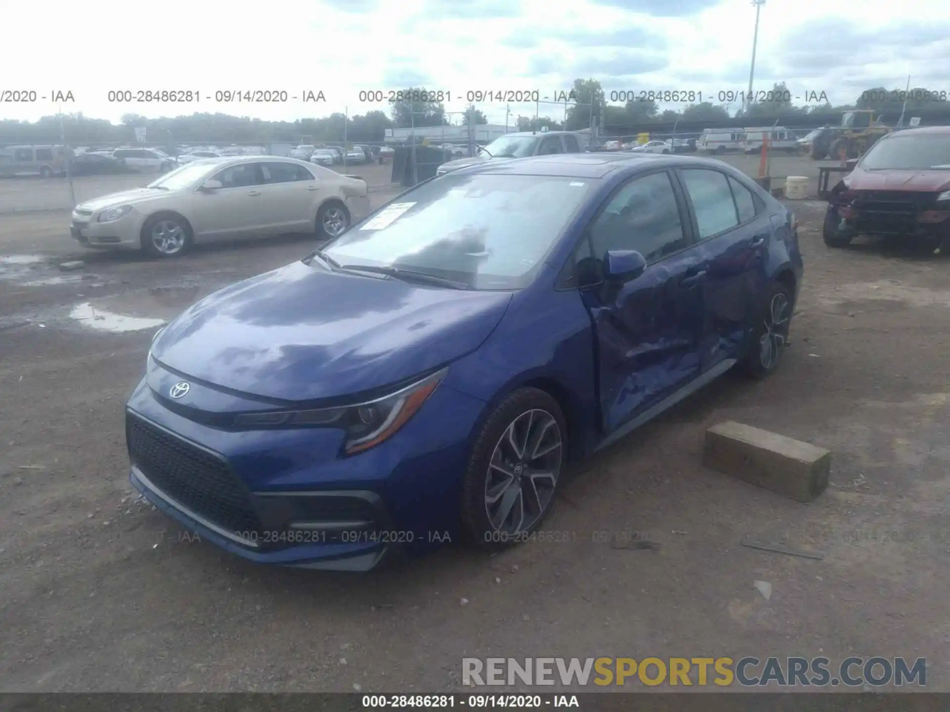 2 Photograph of a damaged car 5YFP4RCE9LP030770 TOYOTA COROLLA 2020